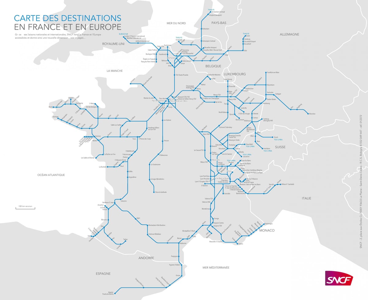 carte de train Marseille