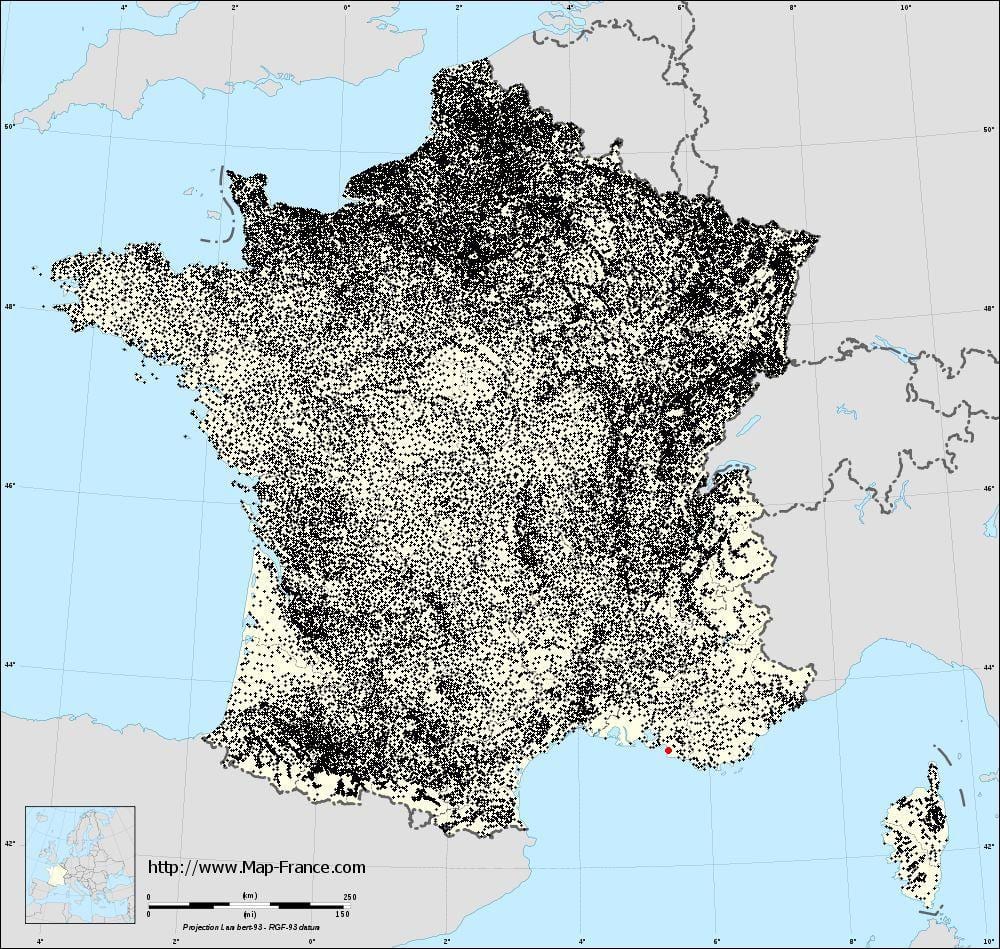 carte de Marseille municipalités