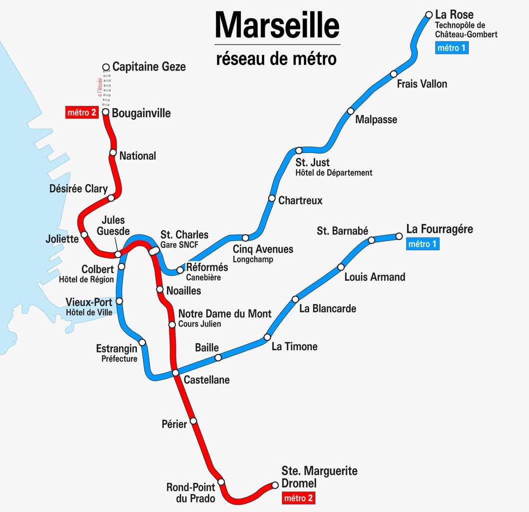 Marseille plan de métro pdf